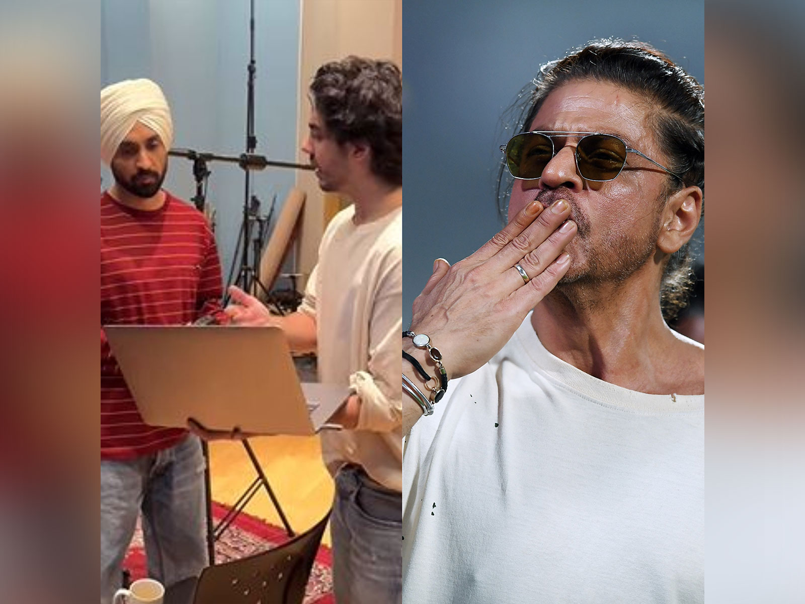 Shah Rukh Khan reacts to Diljit Dosanjh song (Photo/ANI/Instagram@iamsrk) Shah Rukh Khan reacts to Diljit Dosanjh song (Photo/ANI/Instagram@iamsrk)