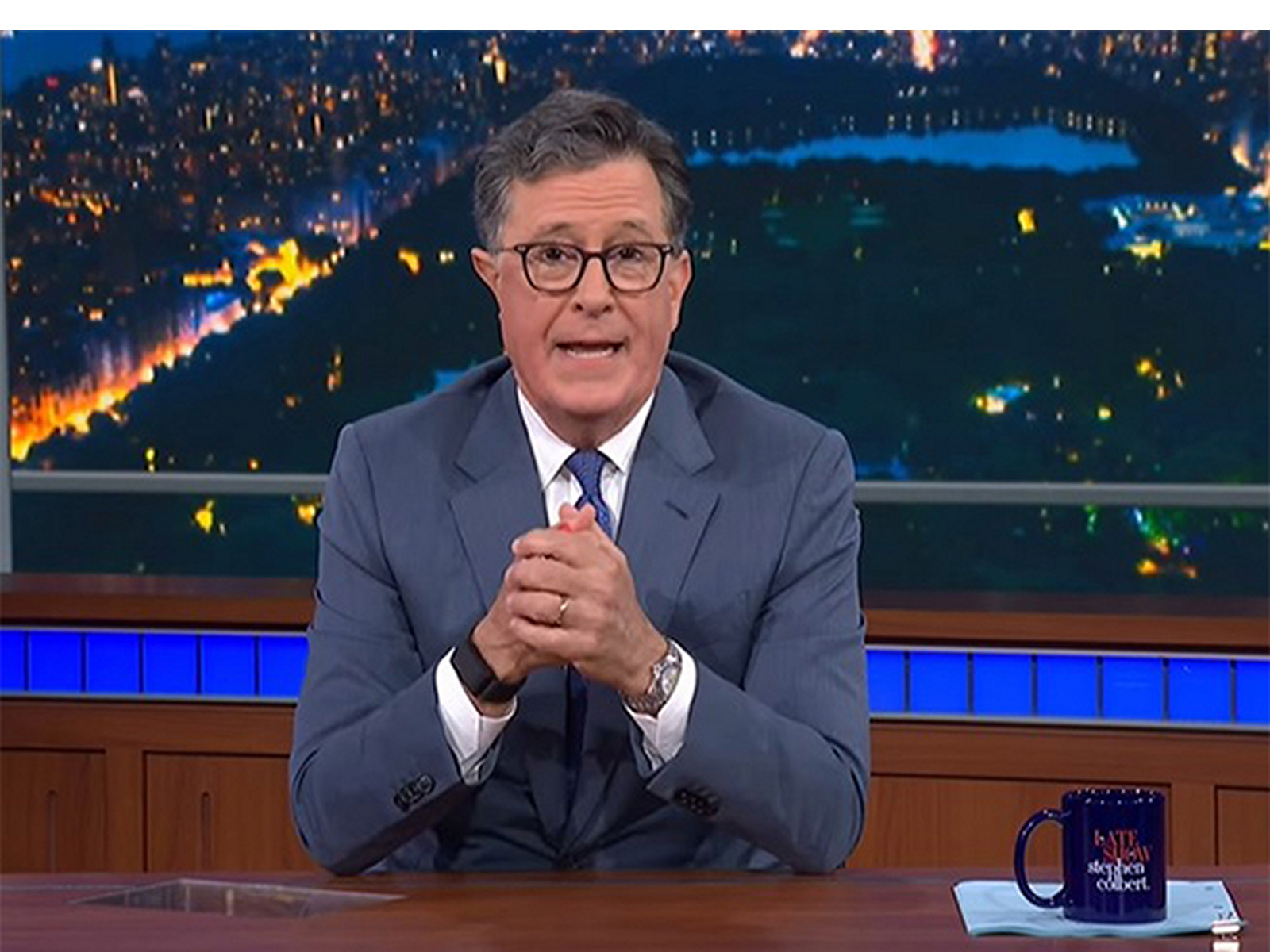 Stephen Colbert decries political violence after "abhorrent" shooting of Charlie Kirk
