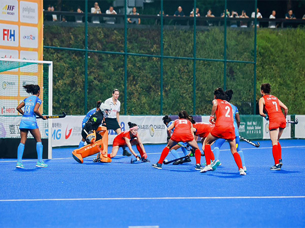 Players in action during the match (Photo: Hockey India) Players in action during the match (Photo: Hockey India)