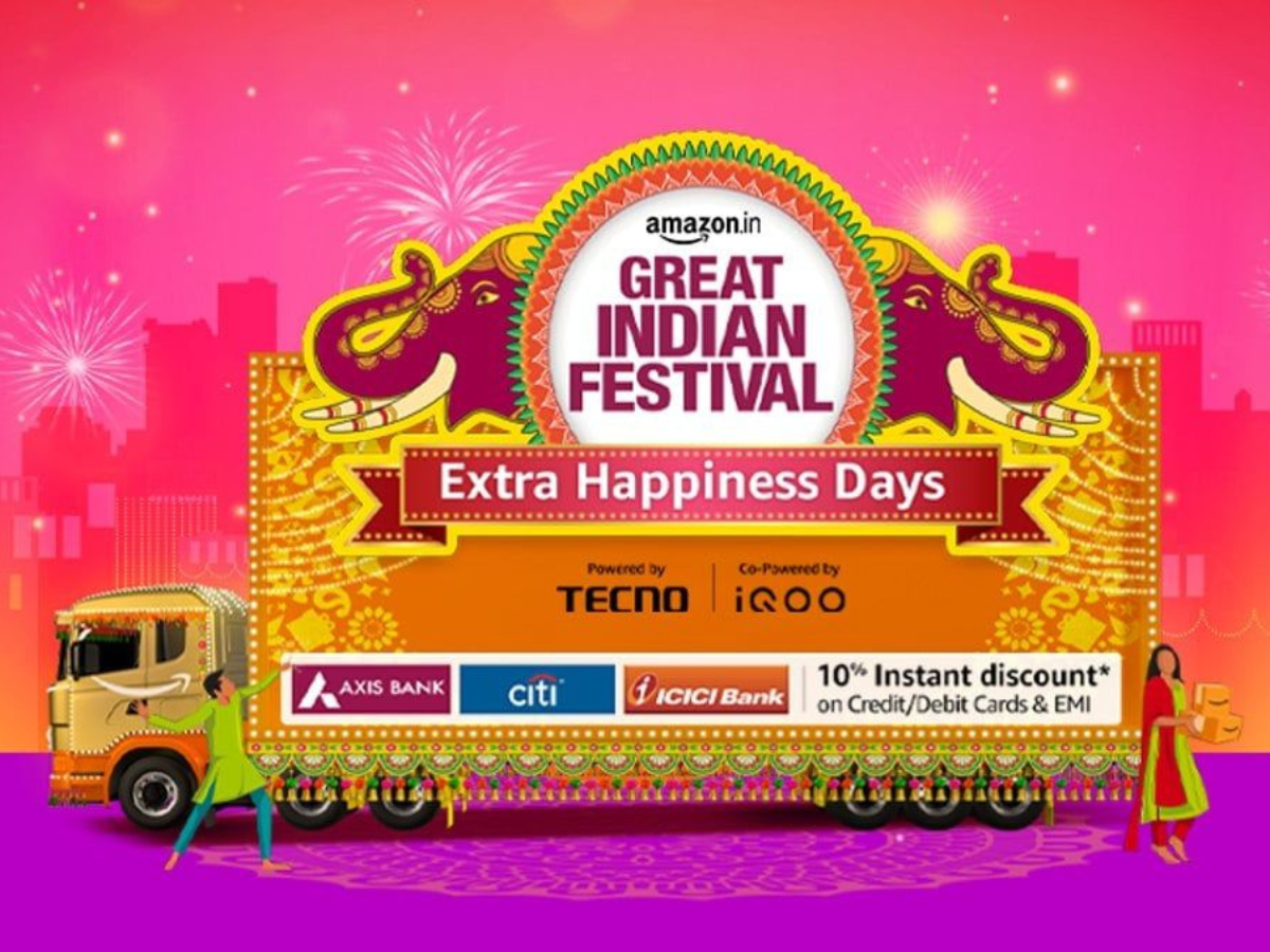 Amazon Great Indian Festival 2025: Up to 80% Off on Mobiles, Electronics & More