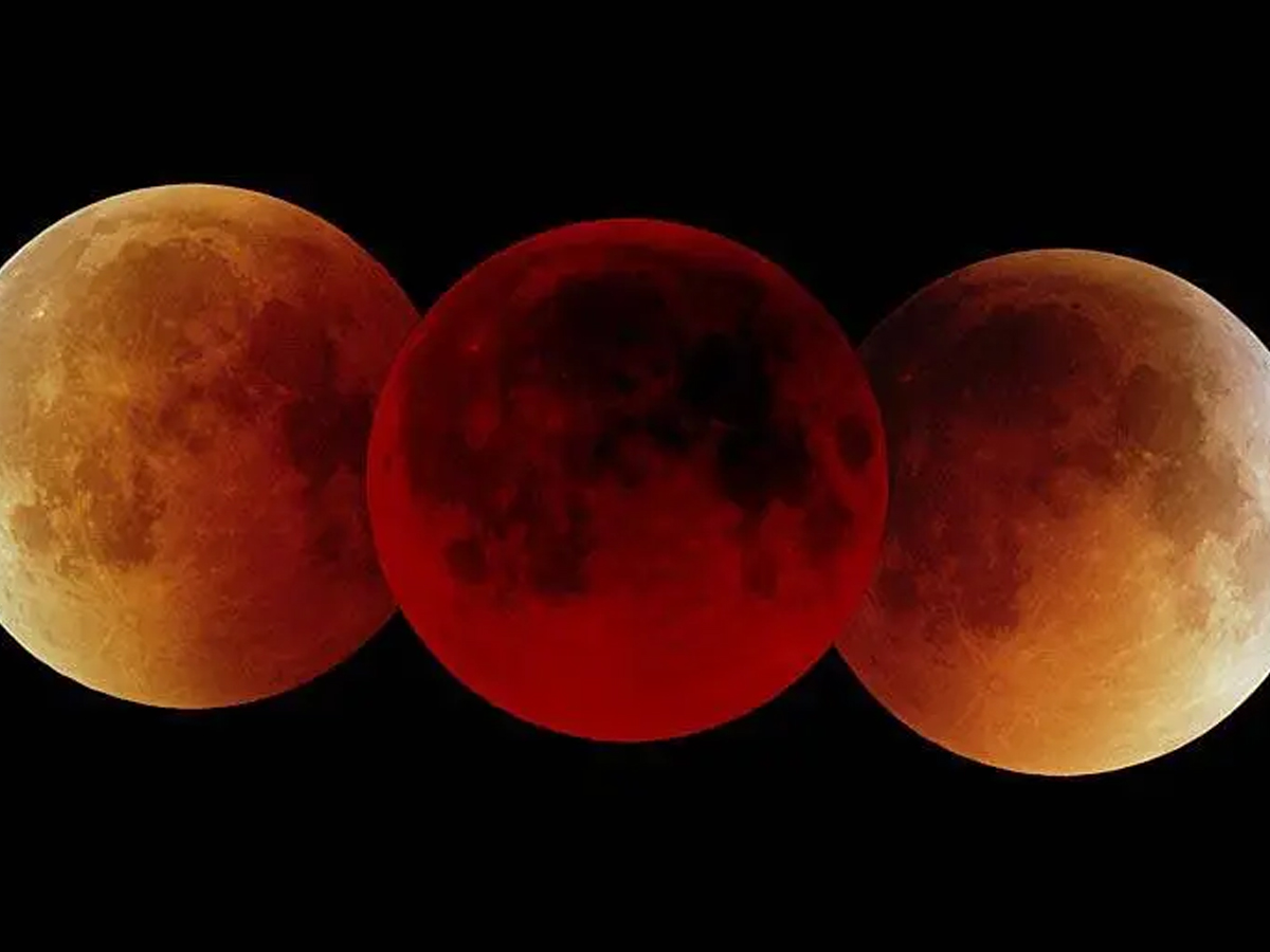 Copperred Moon during total lunar eclipse - Photo Gallery