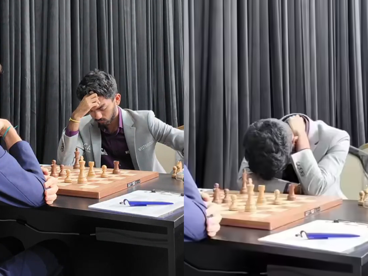 D Gukesh Almost Breaks Down After Third Straight Defeat at FIDE Grand Swiss | Watch