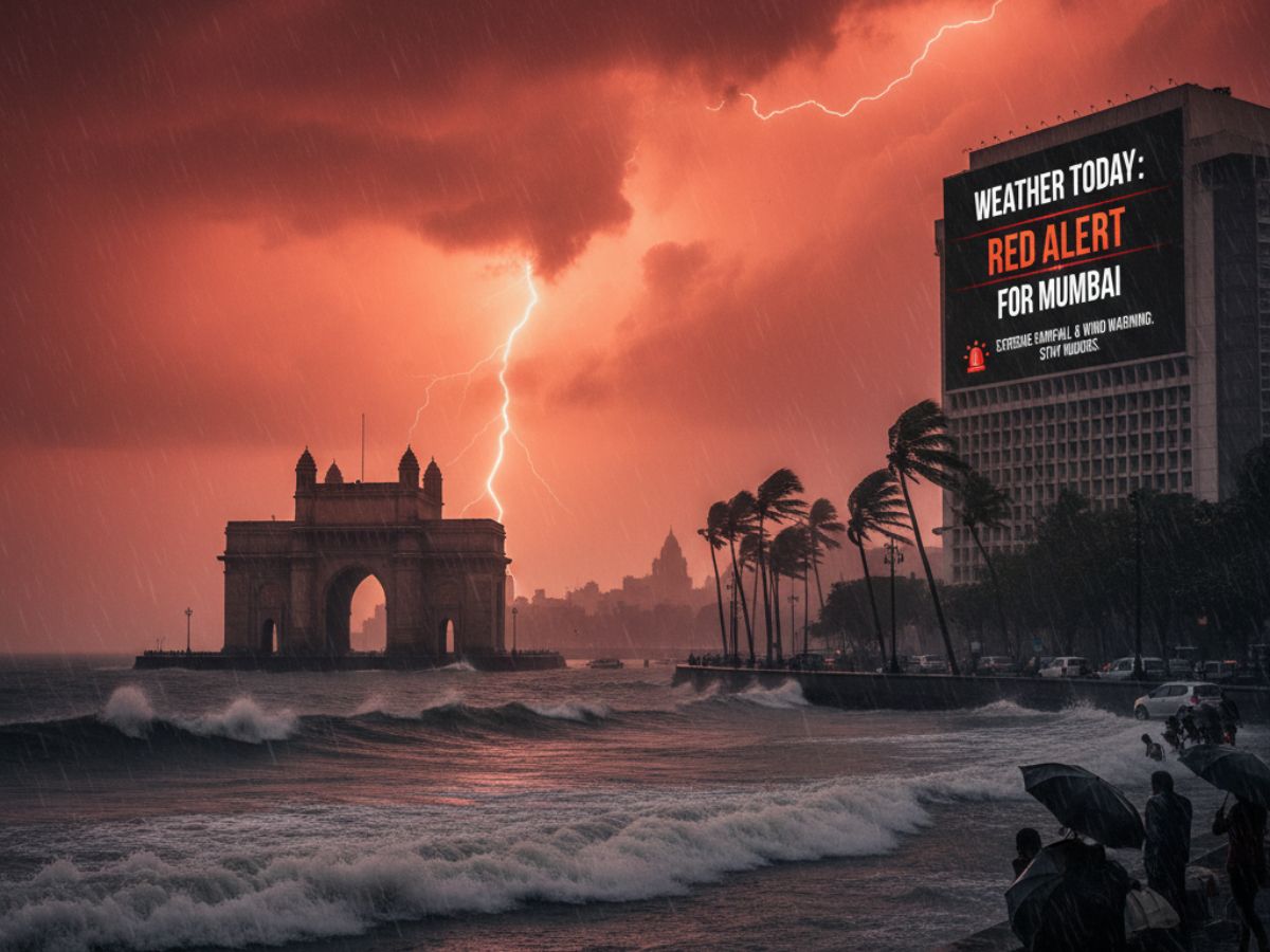 Weather Today: Red Alert for Mumbai, IMD Warns of Extremely Heavy Rain in Konkan Region | Know Your City
