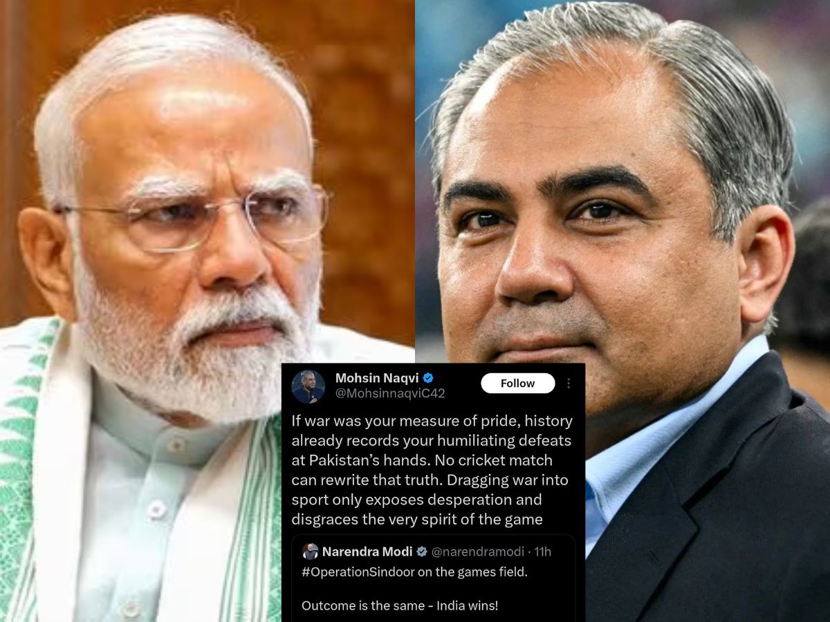 ‘Dragging war into sports’, Mohsin Naqvi Responds to PM Modi After Disappearing with Asia Cup Trophy