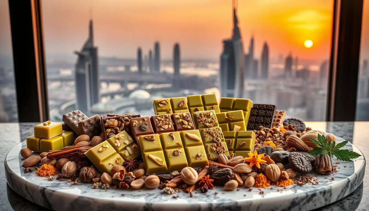 Indulge in Dubai’s finest chocolates at luxury boutiques and specialty shops. - Photo Gallery