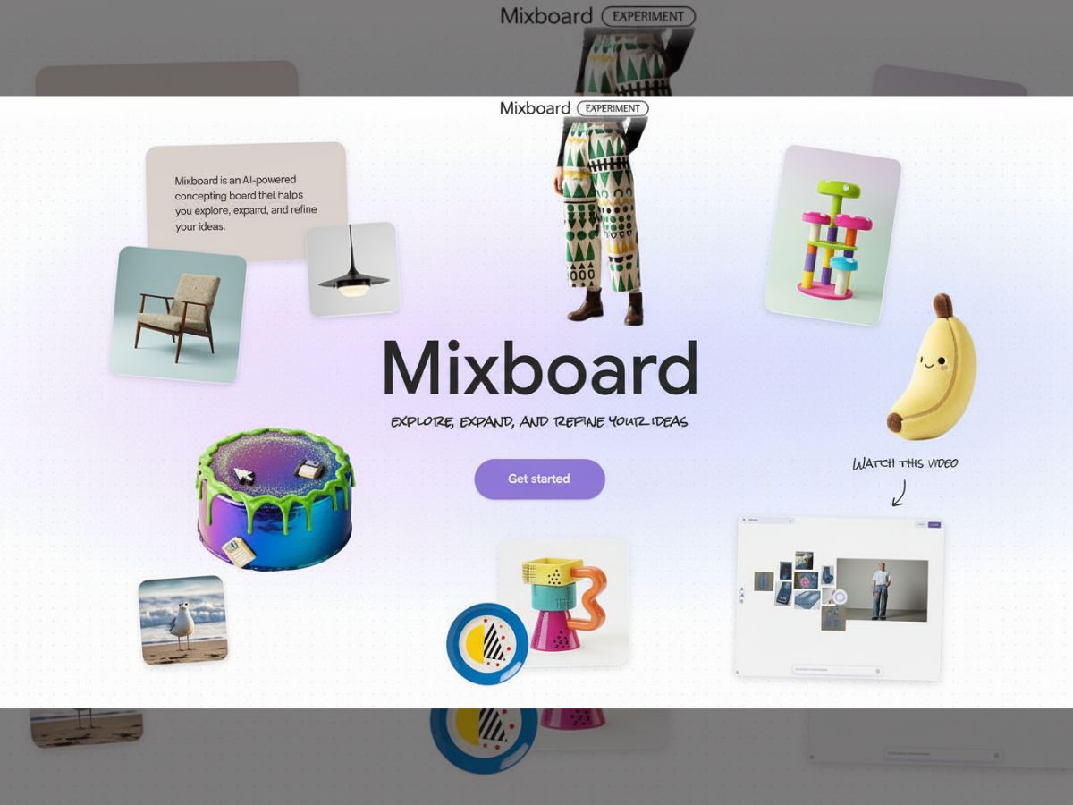 Google Launches AI-Powered Mood Board App ‘Mixboard’, Rival to Pinterest
