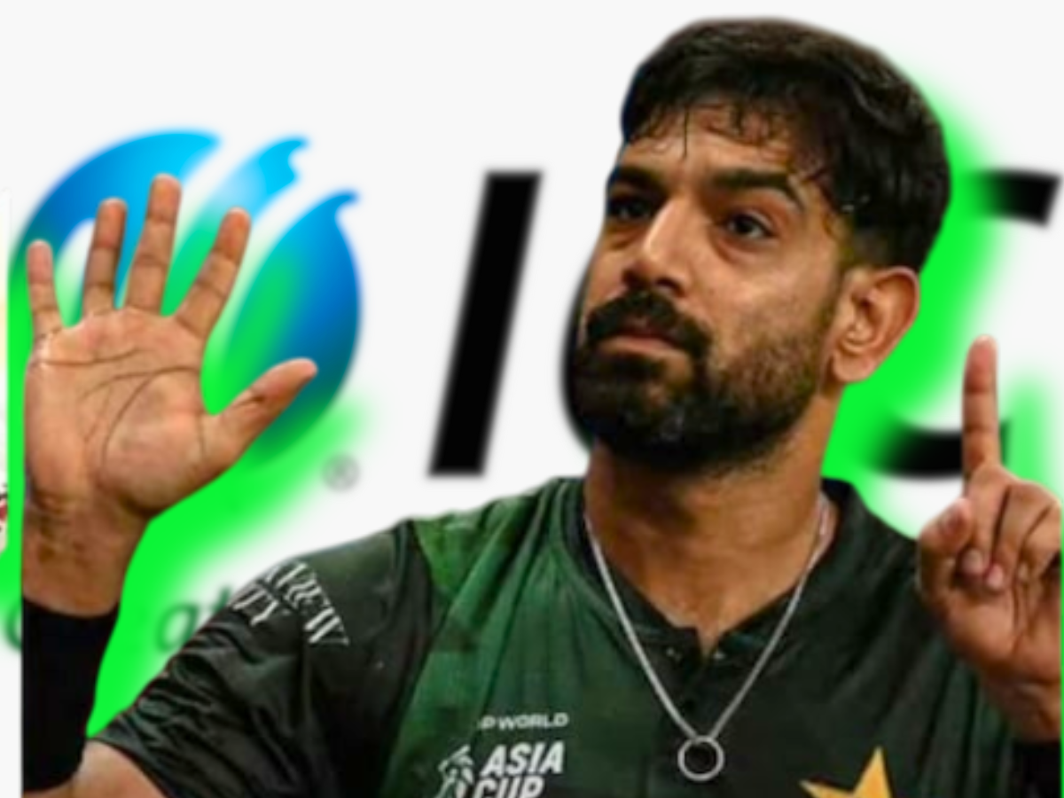 Haris Rauf Faces 30% Fine for Provocative Gestures Against India in Asia Cup Clash