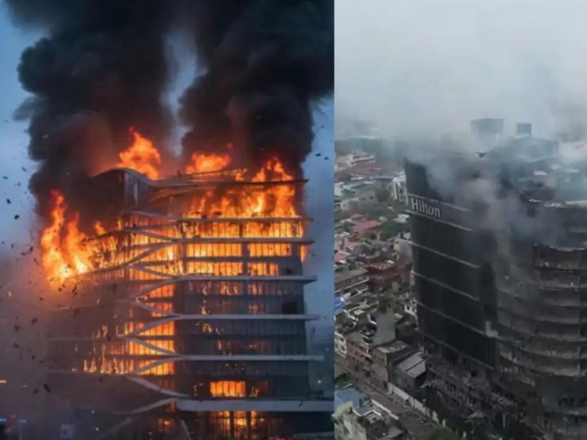 Kathmandu’s Tallest Hilton Hotel Burned in Gen Z Protests, ₹8 Billion Lost