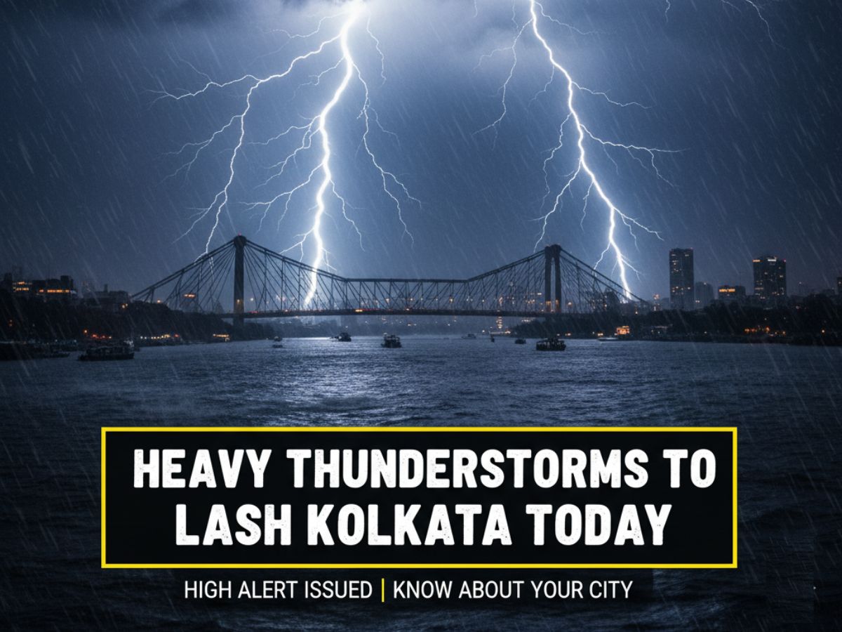 Weather Today: Heavy Thunderstorms to Lash Kolkata Today, High Alert Issued | Know About Your City