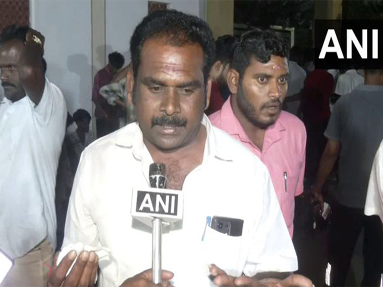 Karur stampede eyewitness Nanda Kumar (Photo/ANI) Karur stampede eyewitness Nanda Kumar (Photo/ANI)