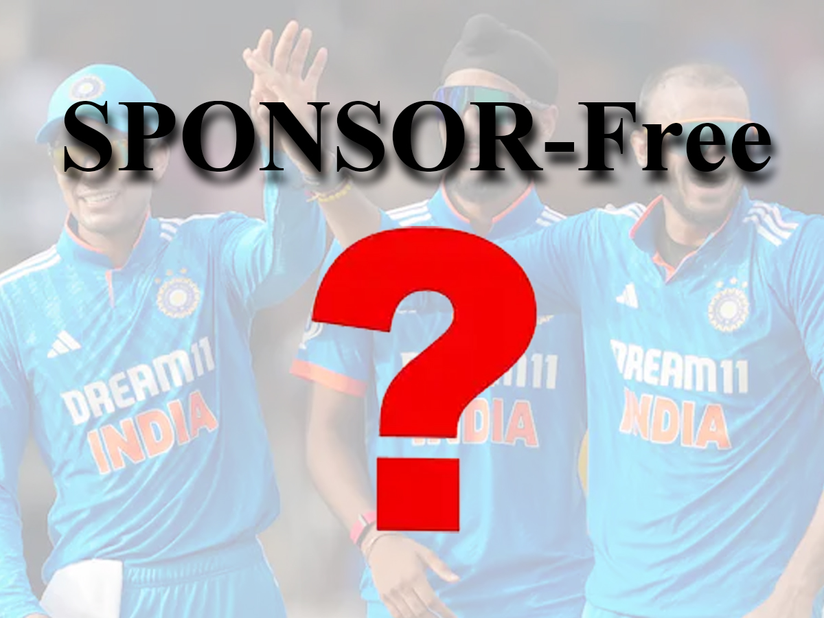 No Sponsor, Just ‘INDIA’: Team India to Play Without Sponsor After Dream11 Exit?