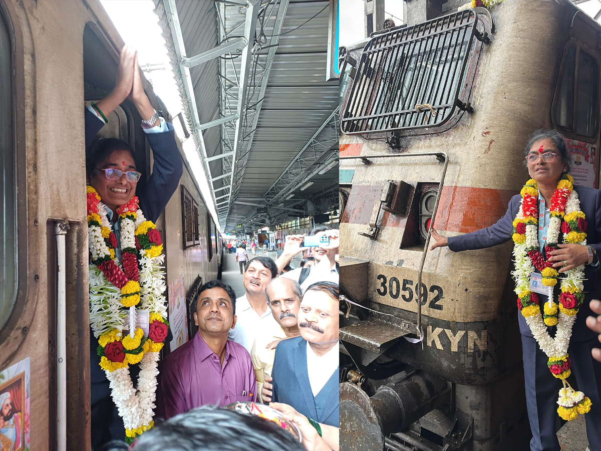 Asia’s First Woman Loco Pilot Surekha Yadav to Retire After 36 Years of Service
