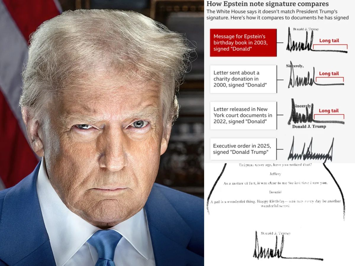 White House Denies Authenticity of Trump Letter in Epstein Book, Backs Signature Analysis