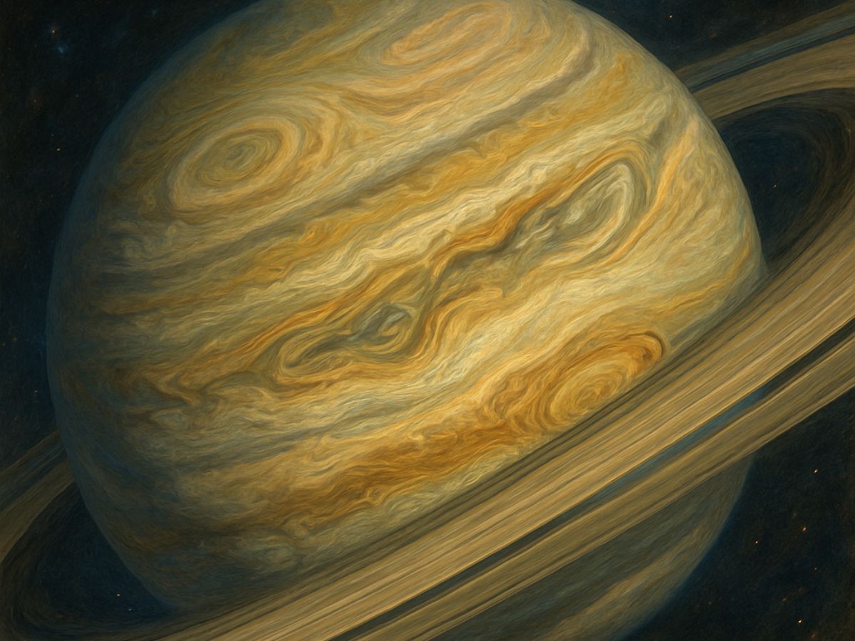 Baffling New Patterns on Saturn Defy Explanation, Hint at Deep Atmospheric Secrets?