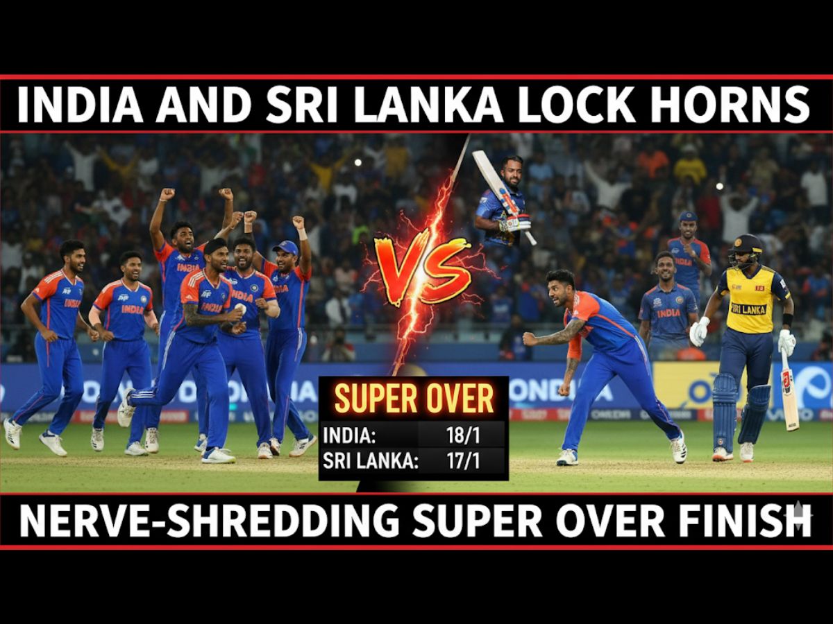 Asia Cup: India and Sri Lanka Lock Horns in a Nerve-Shredding Super Over Finish | Tied at 202