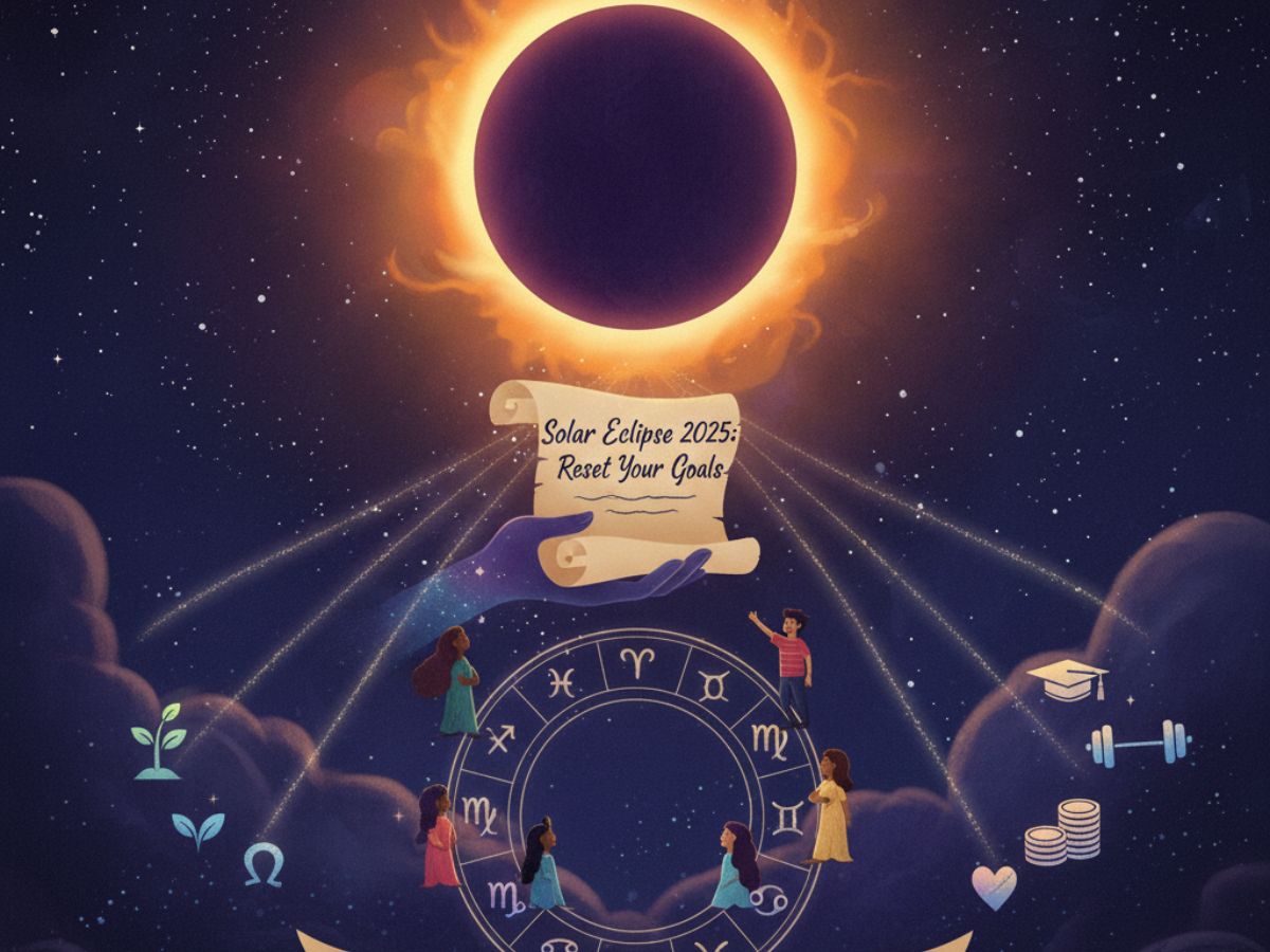 Solar Eclipse 2025: Why Astrologers Say It’s a Powerful Time to Reset Your Goals | Manifest Based on Your Zodiac Signs