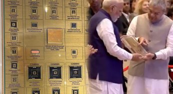 Vikram-32: ISRO’s First Made-in-India Semiconductor Chip Handed to PM Modi | Watch