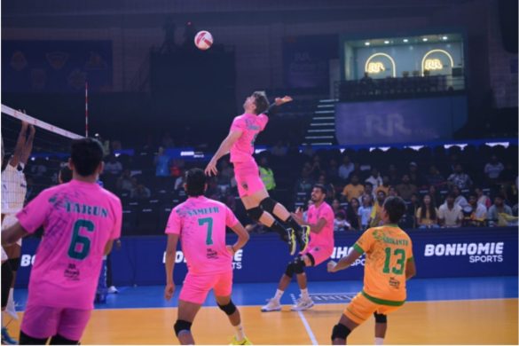 Chennai Blitz Hold Nerve to Beat Ahmedabad in PVL Classic