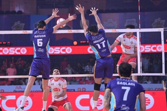 PVL 2025 Season 4 (Match 35): Goa Guardians qualify for semis after Delhi Toofans beat Kolkata Thunderbolts in five-set thriller