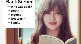 Who Was Baek Se-hee? Works, Net Worth, Income, Family, Boyfriend & Death