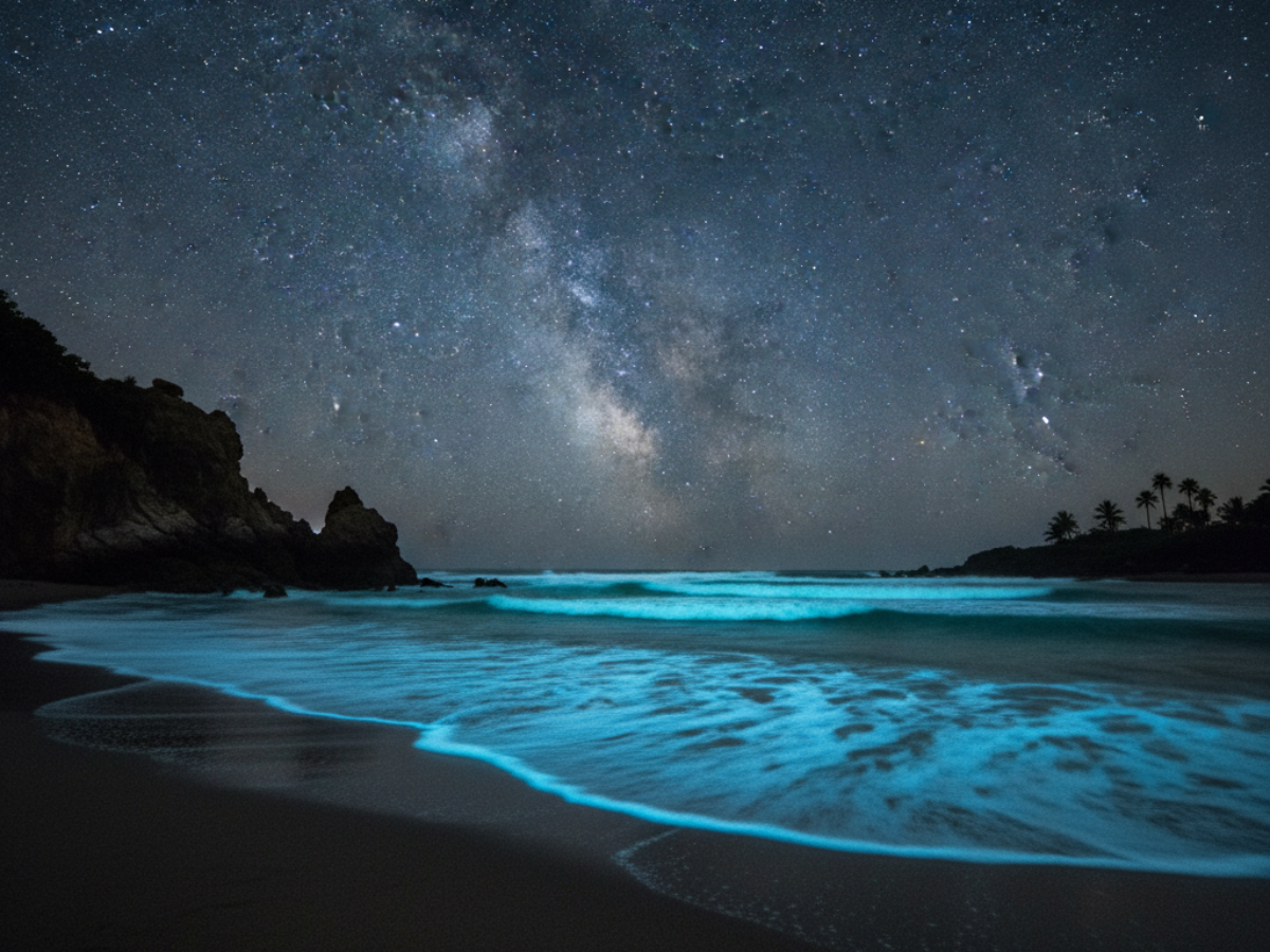 World’s Bioluminescent Beaches Where the Ocean Truly Shines