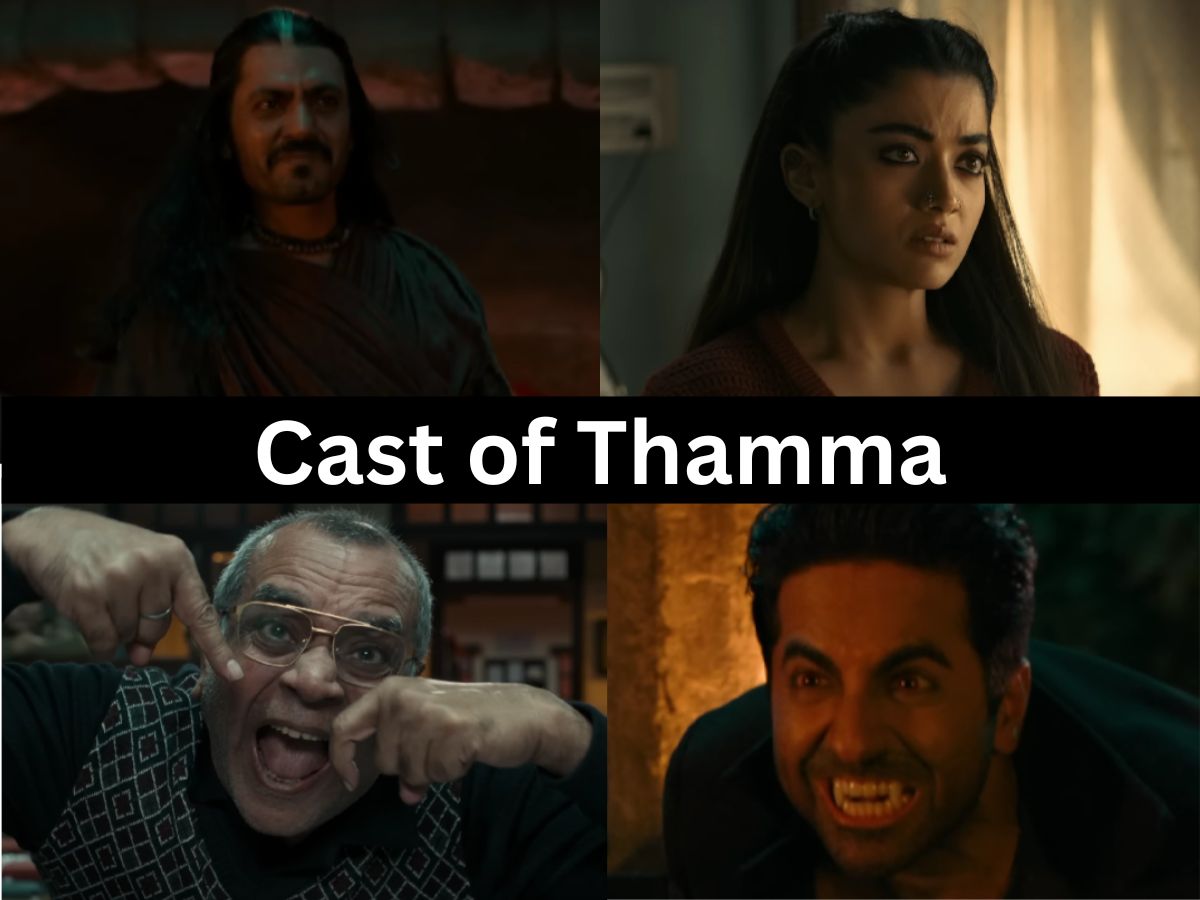Cast of Thamma: Full List of Actors in Ayushmann Khurrana Led Vampire Comedy Movie; Check Full list of Cameos