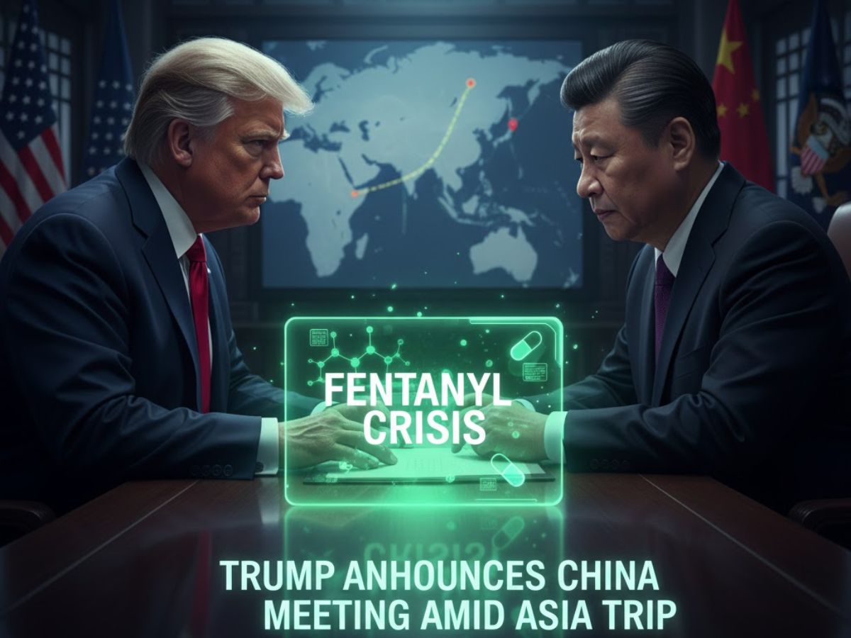 Trump Announces China Meeting Amid Asia Trip, Fentanyl at the Top of Agenda