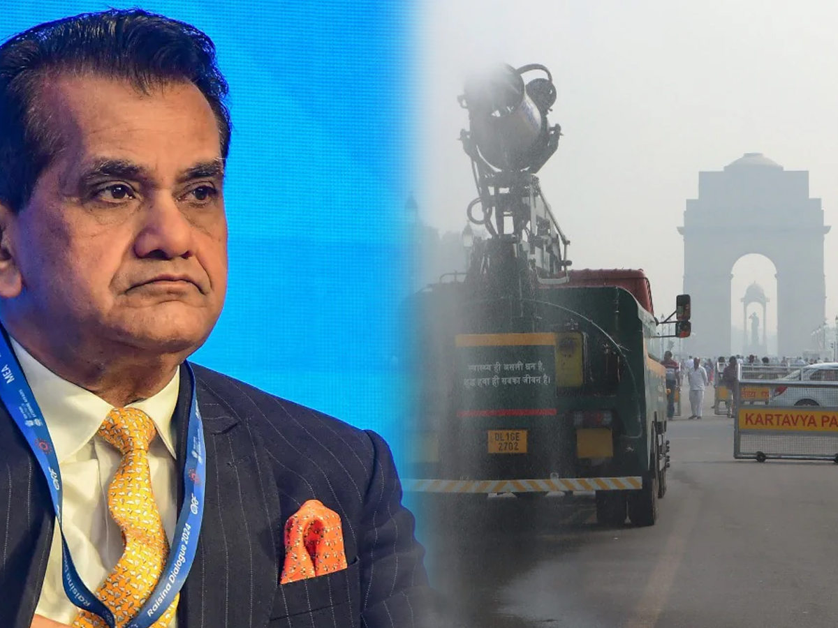 Delhi Pollution: Amitabh Kant Slams ‘Right to Burn Crackers Over Right to Live’ Amid AQI Surge