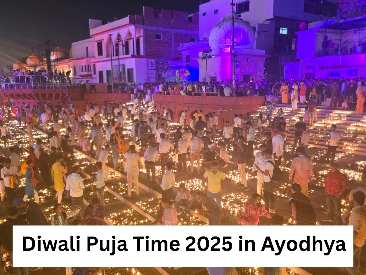 Diwali 2025 Puja Time in Ayodhya: Lakshmi Pujan & Amavasya Tithi