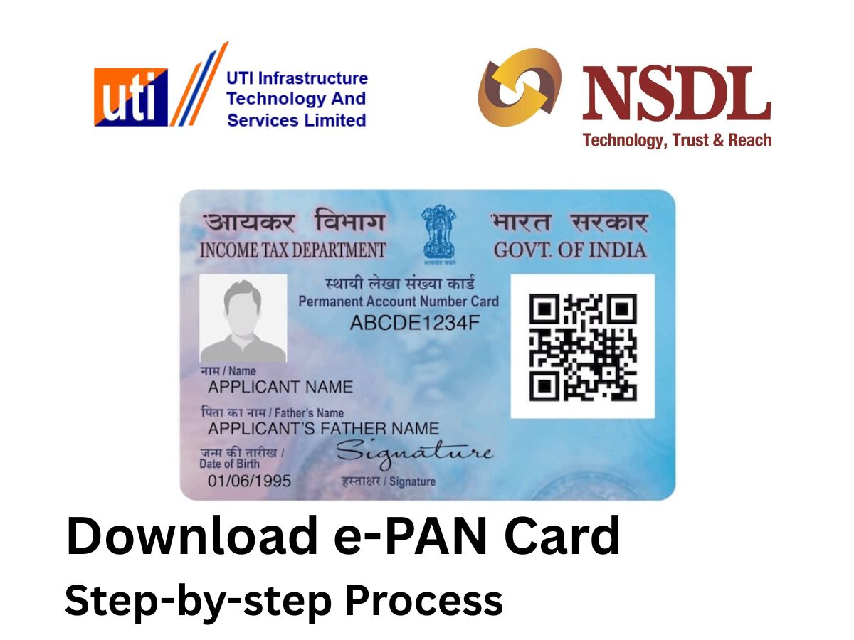 How to Download e-PAN Card Online – NSDL and UTIITSL
