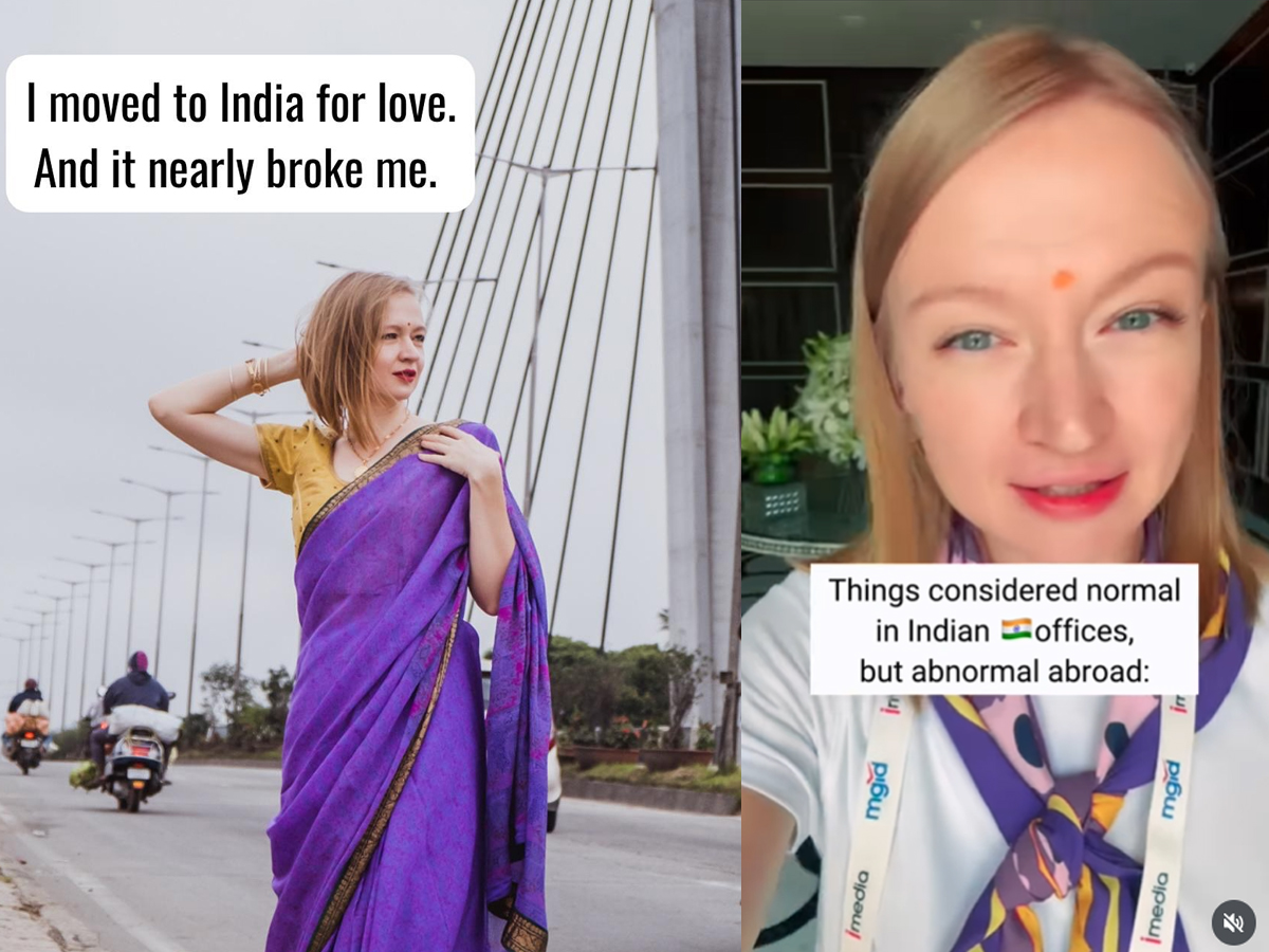 ‘Living for Work’: Russian Content Creator Yulia Shares Honest Take on Indian Corporate Life | Watch