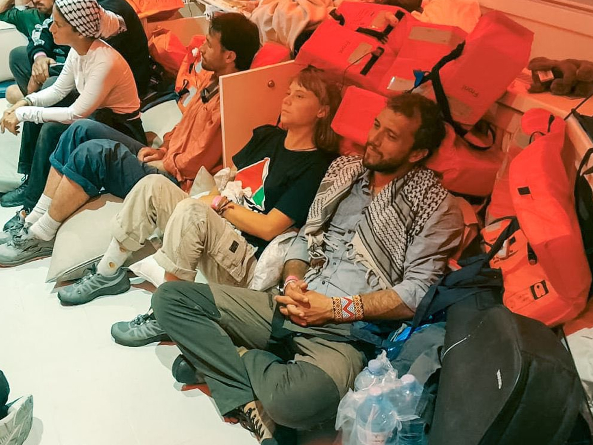 Greta Thunberg Detained as Israeli Navy Intercepts Gaza Aid Flotilla | Watch