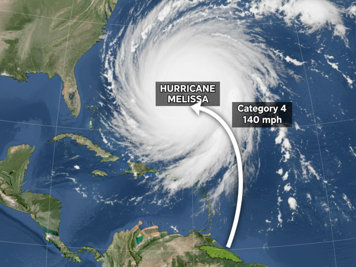 Hurricane Melissa Becomes Category 5: Jamaica Braces for Historic Destruction | Is the U.S. Next?