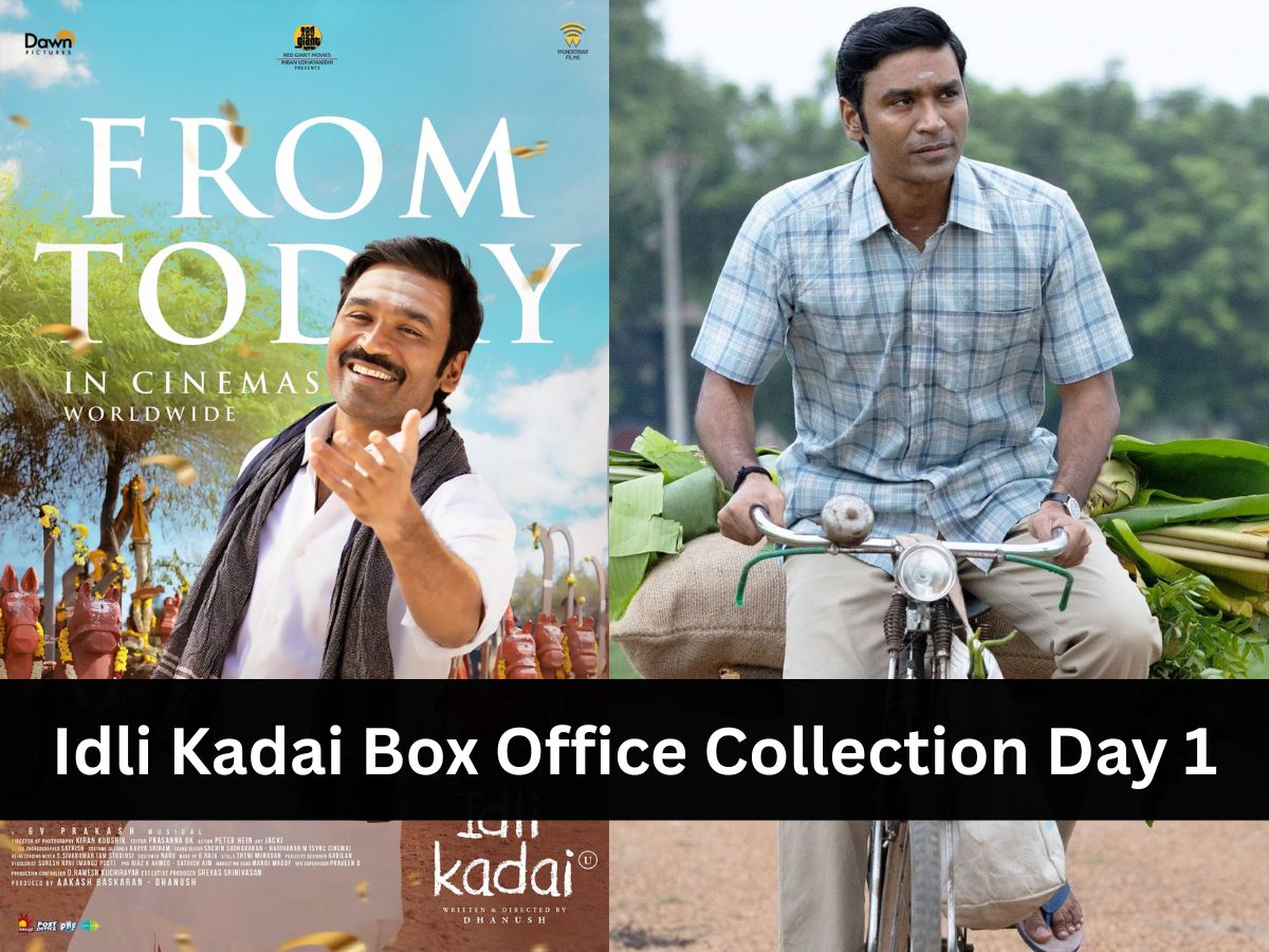 Idli Kadai Box Office Collection Day 1: Dhanush Film Opens Strong, Earns ₹10.50 Cr Ahead of Kantara Chapter 1 Release