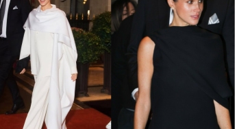 Meghan Markle Stuns in Custom Balenciaga at Paris Fashion Week Debut