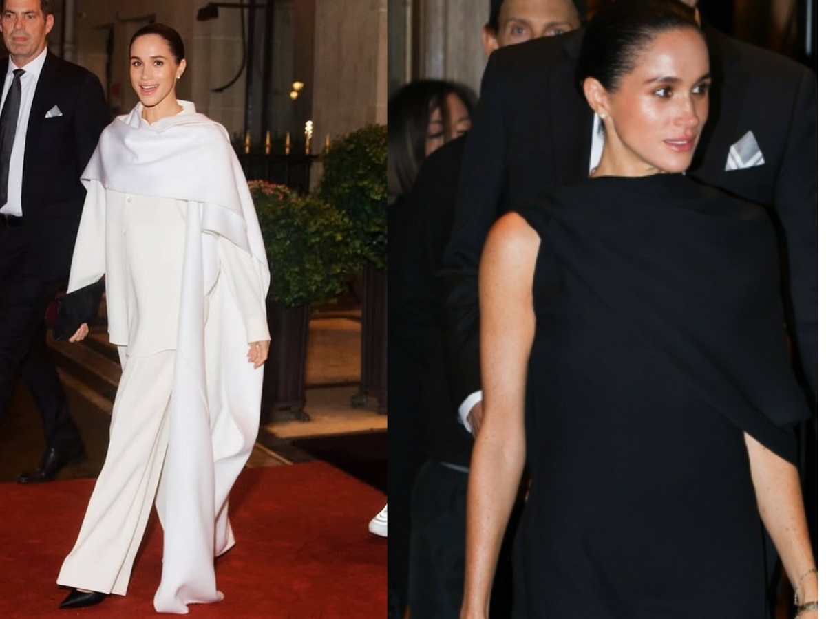 Meghan Markle Stuns in Custom Balenciaga at Paris Fashion Week Debut