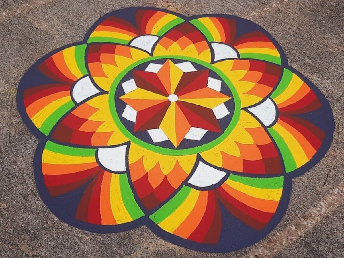 3D Rangoli Design - Photo Gallery
