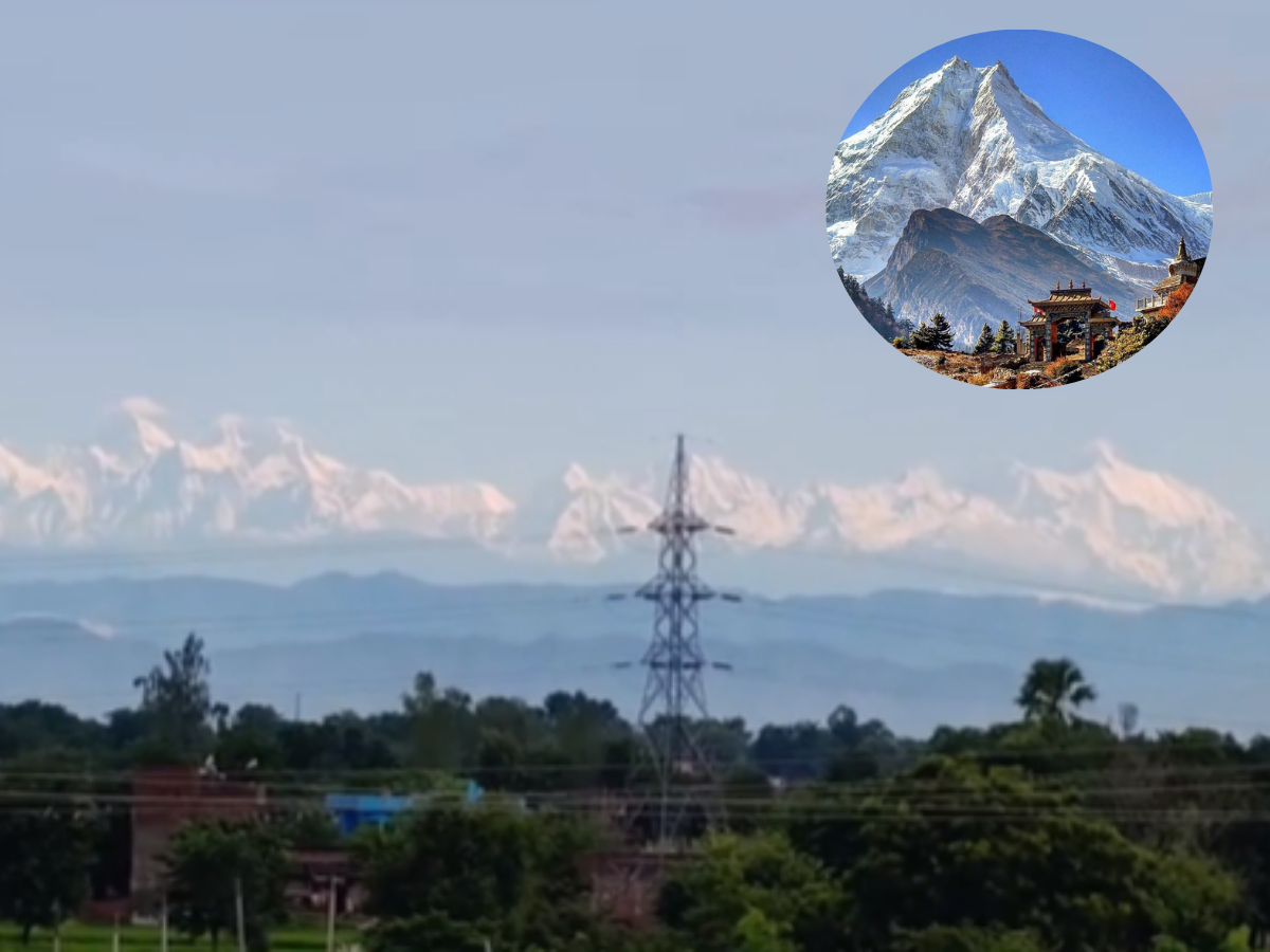Himalayan Range Real or Fake? Views from Bihar Madhubani District Go Viral: Fact Check