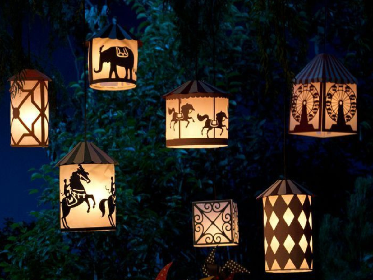Recycled Paper Lanterns - Photo Gallery