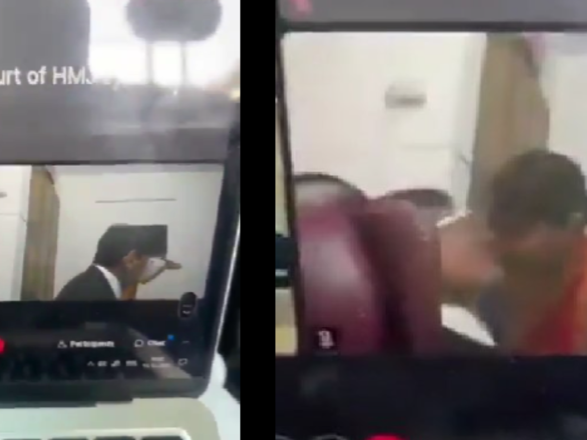 Lawyer Caught Kissing Woman During Online Hearing, Video Goes Viral| WATCH