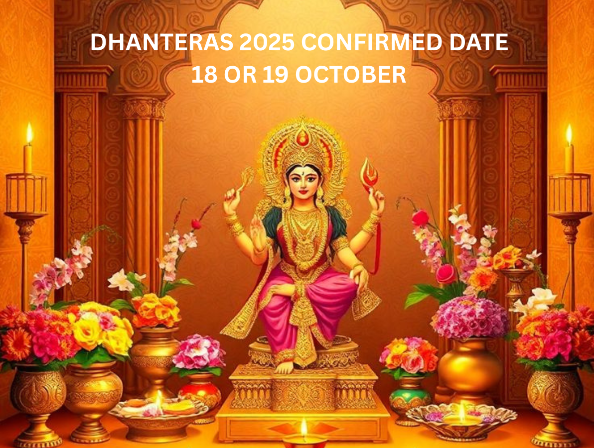 Dhanteras 2025 (Confirmed Date): 18 or 19 October When is Dhanteras 2025? check Details Inside