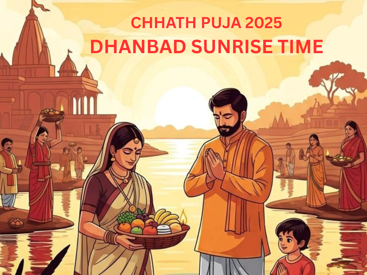 Dhanbad Chhath Puja 2025 Sunrise Time: Check Usha Arghya Sunrise Time, Muhurat, Rituals, Parana Date, chhath puja surya uday time & Puja Vidhi