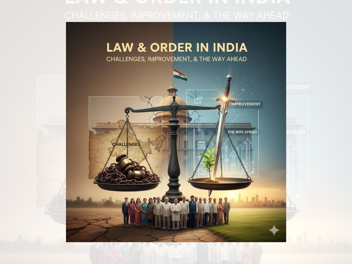 Law and Order in India: Challenges, Improvement & Way Ahead