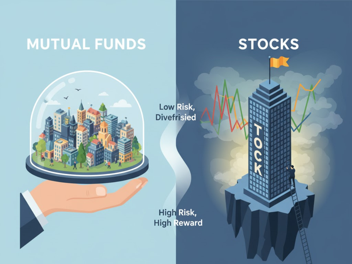 Mutual Funds vs Stocks: Which Investment Is Right for You | Beginner Guide