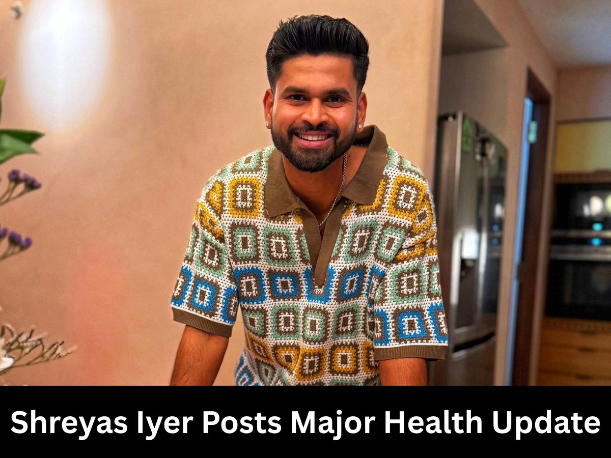 Shreyas Iyer Posts Major Health Update After Suffering Potentially Life-Threatening Injury