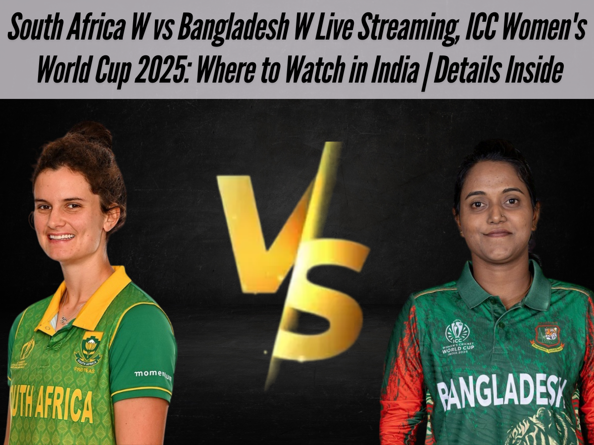 South Africa W vs Bangladesh W Live Streaming, ICC Women’s World Cup 2025: Where to Watch in India | Details Inside