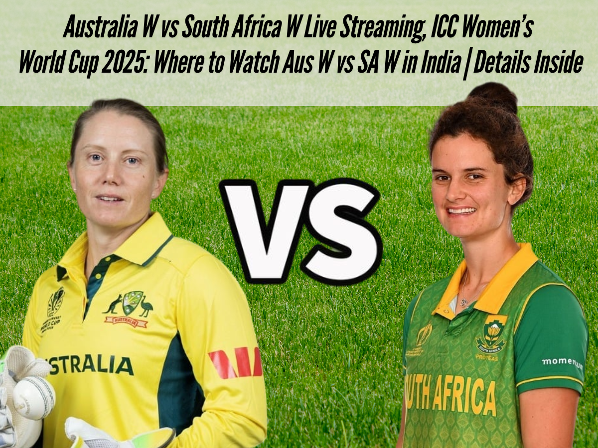 Australia W vs South Africa W Live Streaming, ICC Women’s World Cup 2025: Where to Watch Aus W vs SA W in India | Details Inside