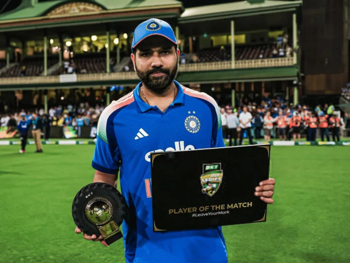 Rohit Sharma Wins Player of the Series Despite India Losing 2-1 to Australia