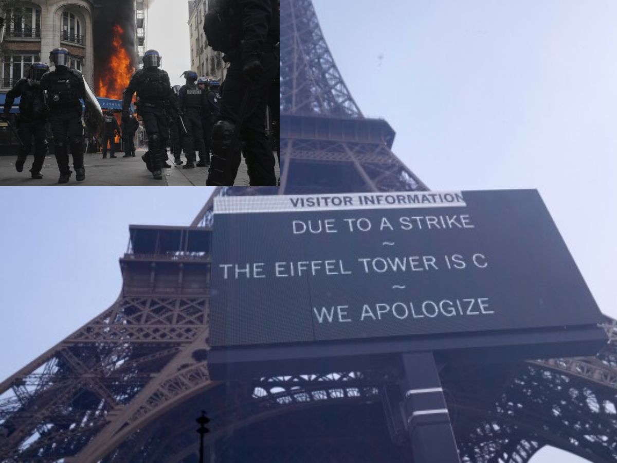 Eiffel Tower Shut Down: France Gripped by New Wave of Protest as Thousands Austerity and Demand ‘Tax the Rich’