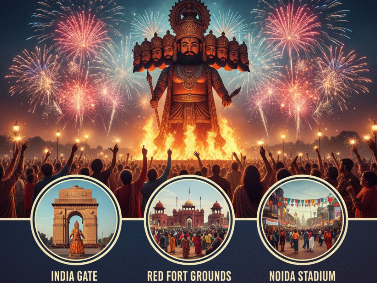 Must-Visit Spots in Delhi-NCR to Witness Spectacular Ravan Dahan Today | Check the List